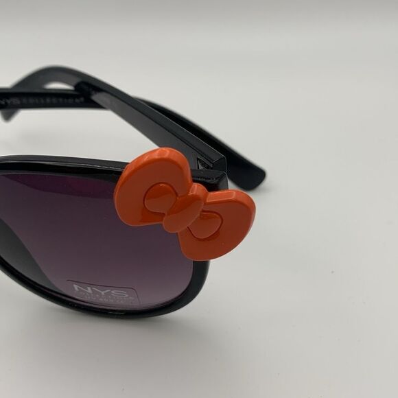 NYS Colllection Womens Hello Kitty Ribbon 100 UV Protection Sunglasses Orange/Bk - Picture 7 of 7
